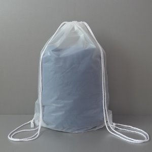 pe반투명비닐백팩, 양줄가방